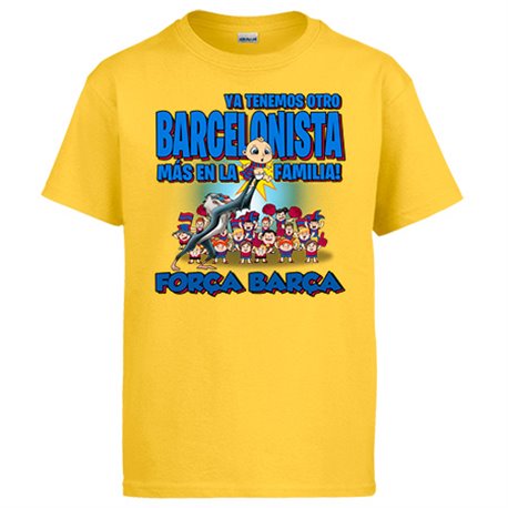 Camiseta ya tenemos otro Barcelonista más en la familia Barcelona fútbol