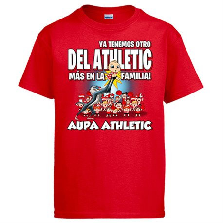 Camiseta ya tenemos otro del Athletic más en la familia para aficionado al fútbol 