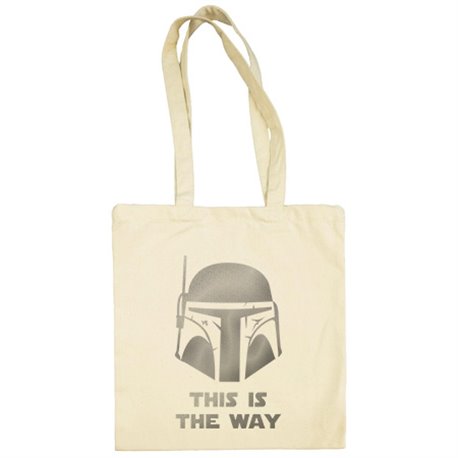 Bolsa de tela ilustración frase This is the way