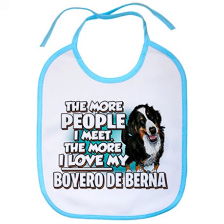 Babero I love my Boyero de Berna raza perro