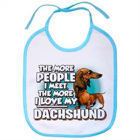 Babero I love my Dachshund mascota raza perro