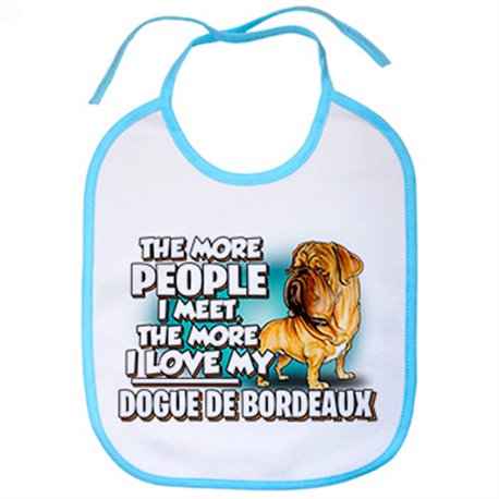 Babero I love my Dogue de Bordeaux raza perro