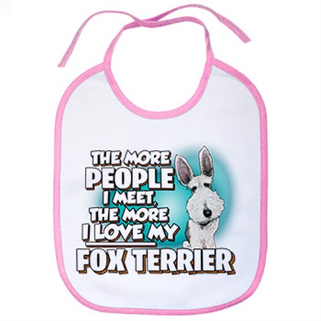 Babero I love my Fox Terrier raza perro