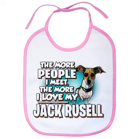 Babero I love my Jack Russell raza perro