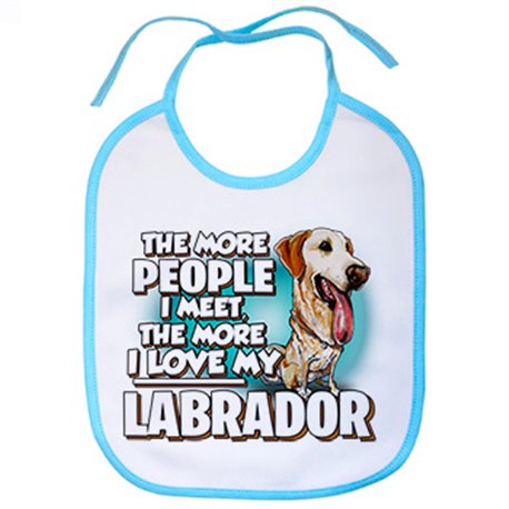 Babero I love my Labrador raza perro