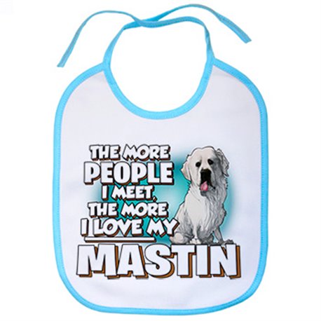 Babero I love my Mastín del Pirineo raza perro