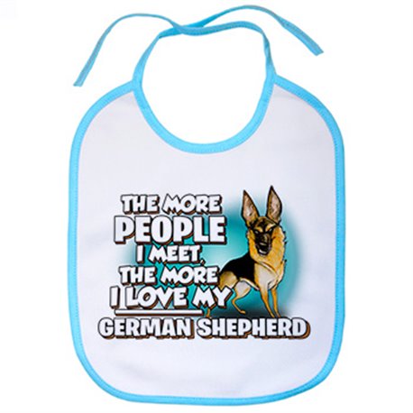Babero I love my Pastor Alemán raza perro