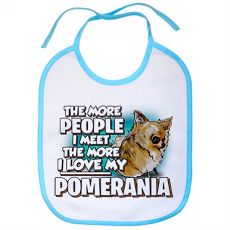 Babero I love my Pomerania mascota raza perro