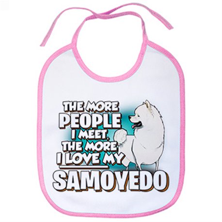 Babero I love my Samoyedo raza perro