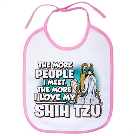 Babero I love my Shih Tzu raza perro