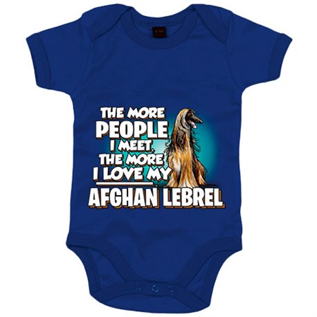 Body bebé I love my Afghan Lebrel raza perro