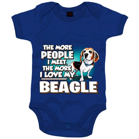 Body bebé I love my Beagle raza perro