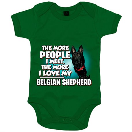 Body bebé I love my Belgian Shepherd raza perro