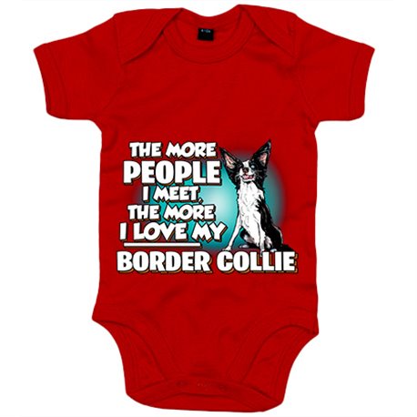 Body bebé I love my Border Collie raza perro