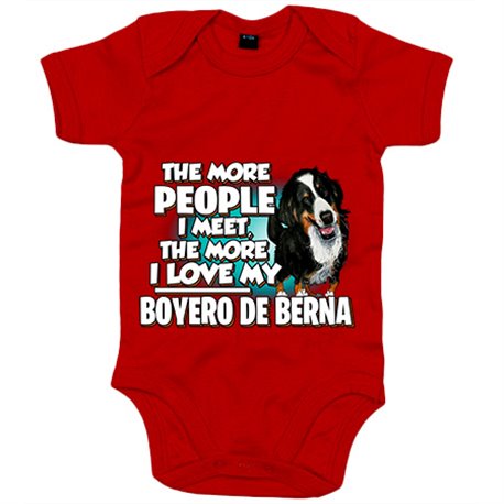 Body bebé I love my Boyero de Berna raza perro