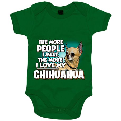 Body bebé I love my Chihuahua raza perro