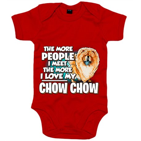 Body bebé I love my Chow Chow raza perro
