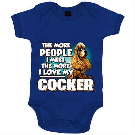 Body bebé I love my Cocker Spaniel raza perro
