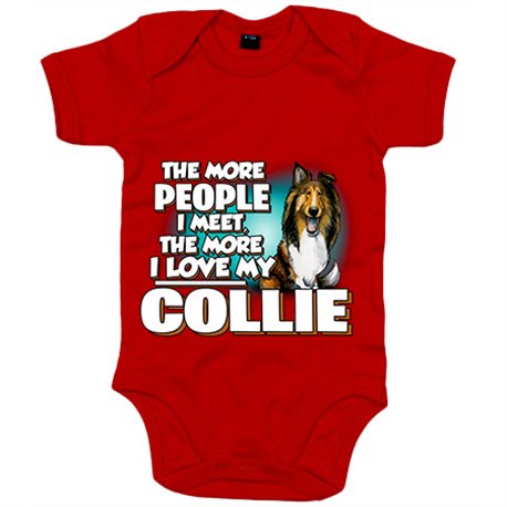 Body bebé I love my Collie raza perro