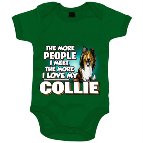 Body bebé I love my Collie raza perro