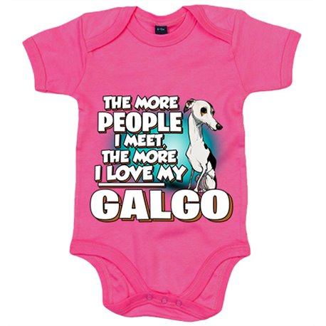 Body bebé I love my Galgo raza perro