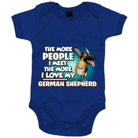 Body bebé I love my German Shepherd raza perro