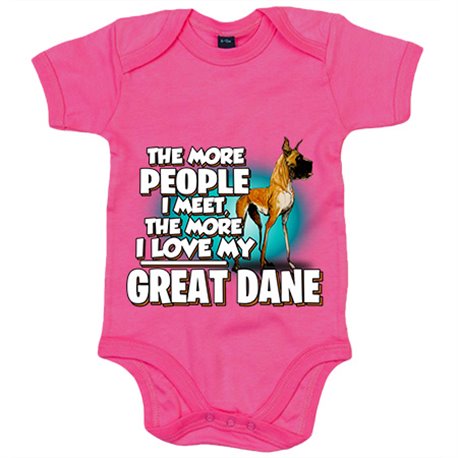 Body bebé I love my Great Dane raza perro