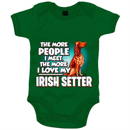 Body bebé I love my Irish Setter raza perro