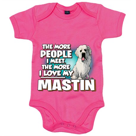 Body bebé I love my Mastín del Pirineo raza perro
