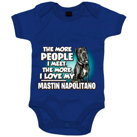 Body bebé I love my Mastín Napolitano raza perro