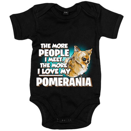 Body bebé I love my Pomerania mascota raza perro