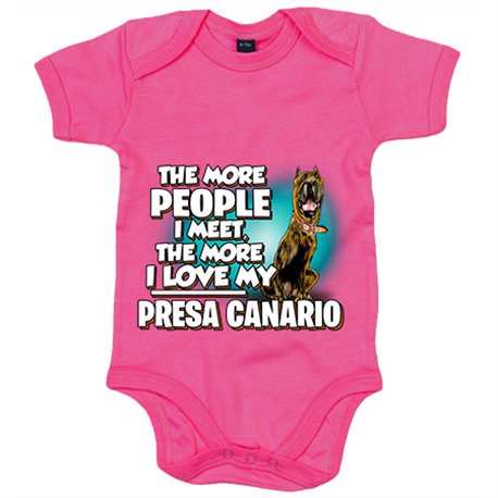Body bebé I love my Presa Canario raza perro