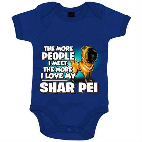Body bebé I love my Shar Pei raza perro