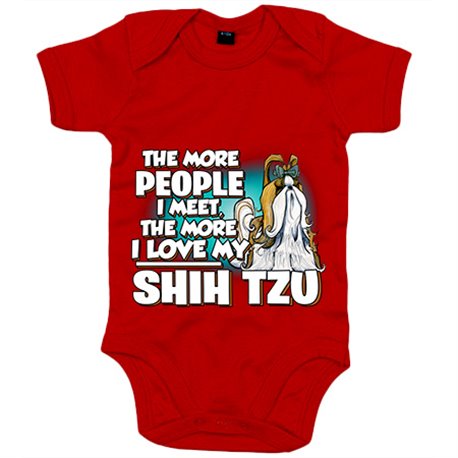 Body bebé I love my Shih Tzu raza perro