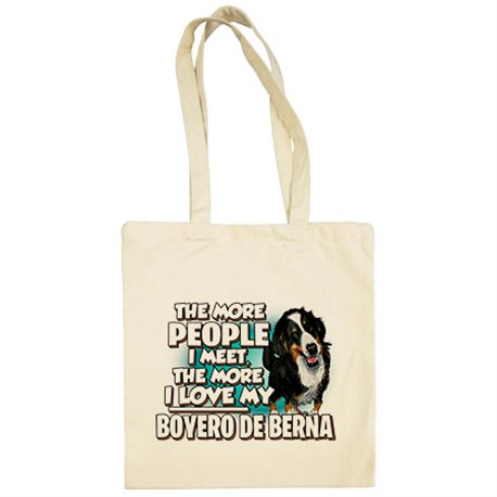 Bolsa de tela I love my Boyero de Berna raza perro