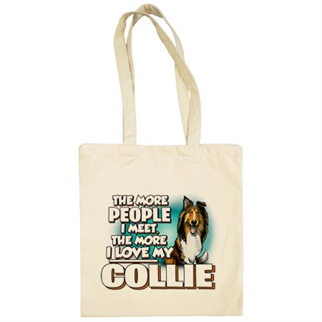 Bolsa de tela I love my Collie raza perro