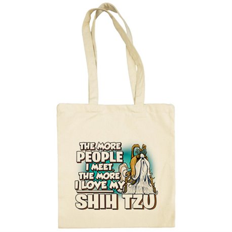 Bolsa de tela I love my Shih Tzu raza perro