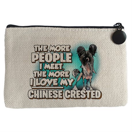 Monedero I love my Chinese Crested mascota raza perro
