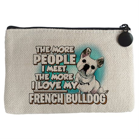 Monedero I love my French Bulldog raza perro
