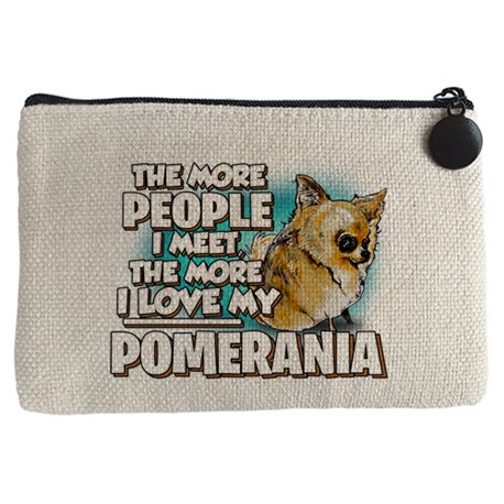 Monedero I love my Pomerania mascota raza perro