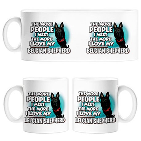 Taza I love my Belgian Shepherd raza perro