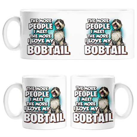 Taza I love my Bobtail raza perro