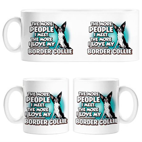 Taza I love my Border Collie raza perro
