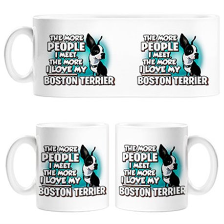 Taza I love my Boston Terrier raza perro