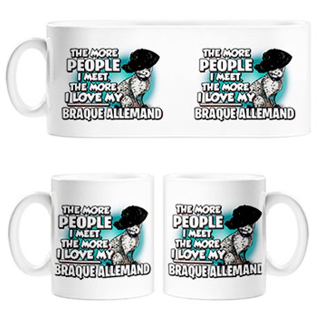 Taza I love my Braque Allemand raza perro