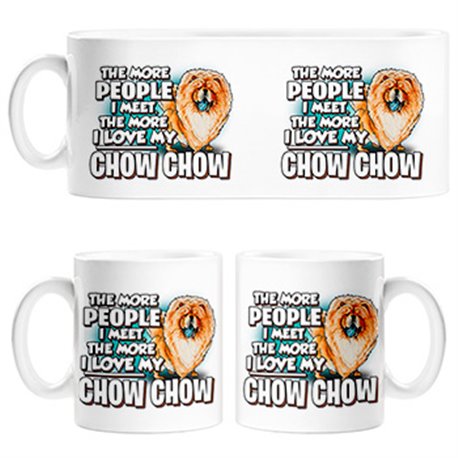 Taza I love my Chow Chow raza perro