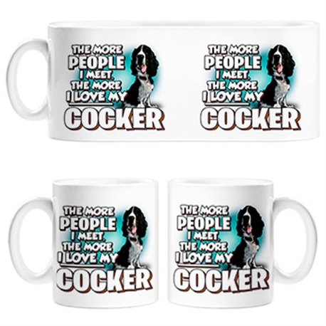 Taza I love my Cocker raza perro