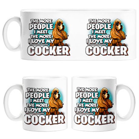 Taza I love my Cocker Spaniel raza perro