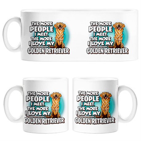 Taza I love my Golden Retriever raza perro