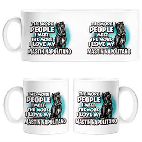 Taza I love my Mastín Napolitano raza perro